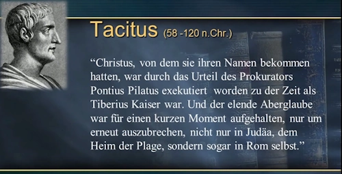 tacitus über jesus